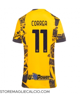 Inter Milan Joaquin Correa #11 Maglia Gara Terza Repliche 2024-25 Donna